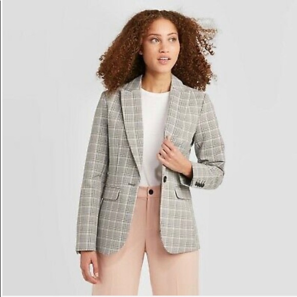 a new day Jackets & Blazers - A New Day Plaid Blazer